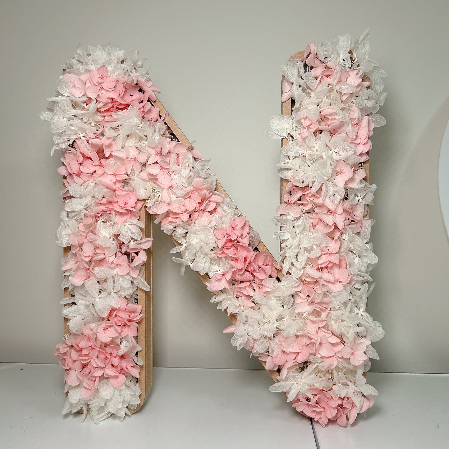 Filled Floral Letters