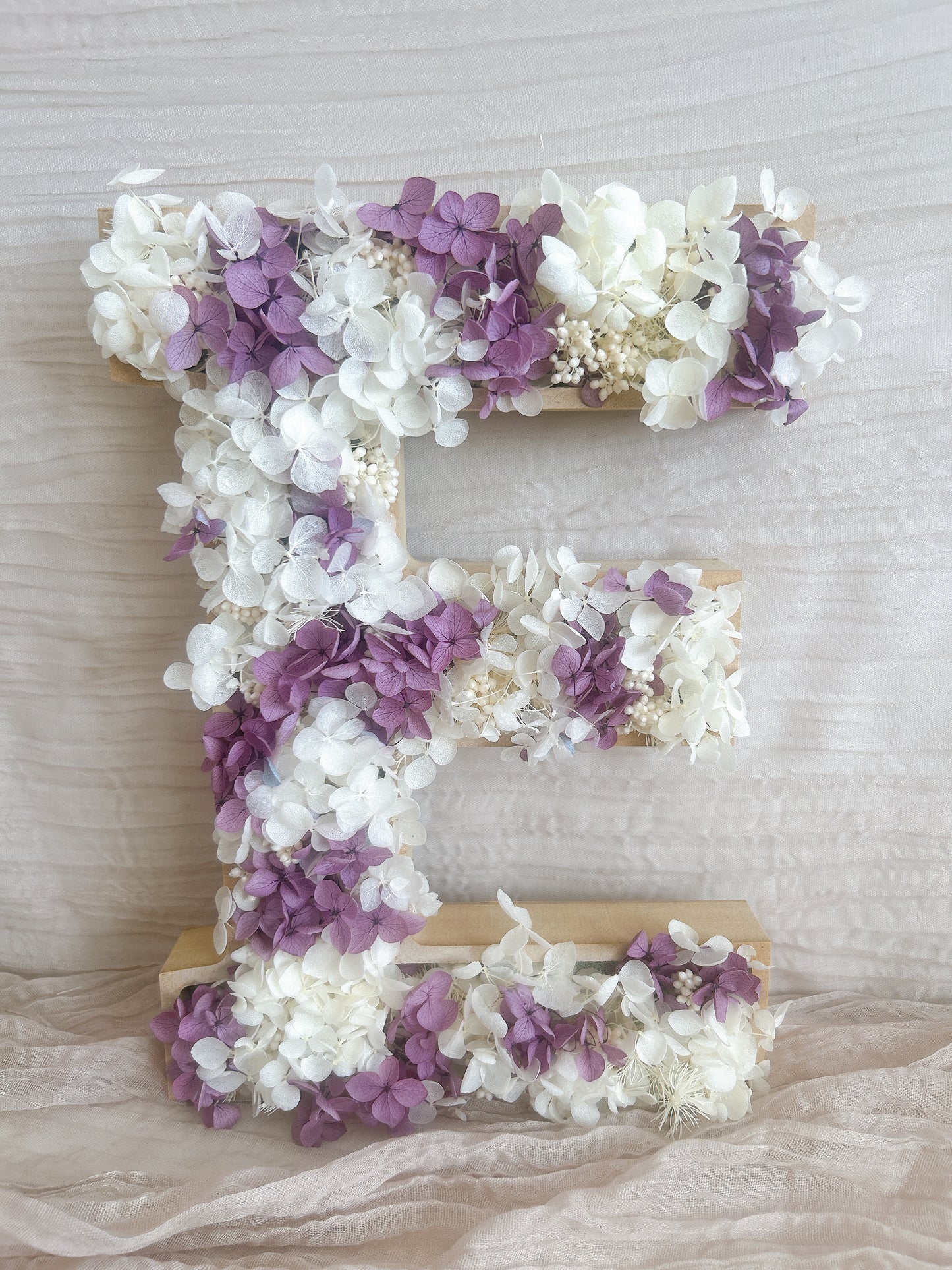 Filled Floral Letters