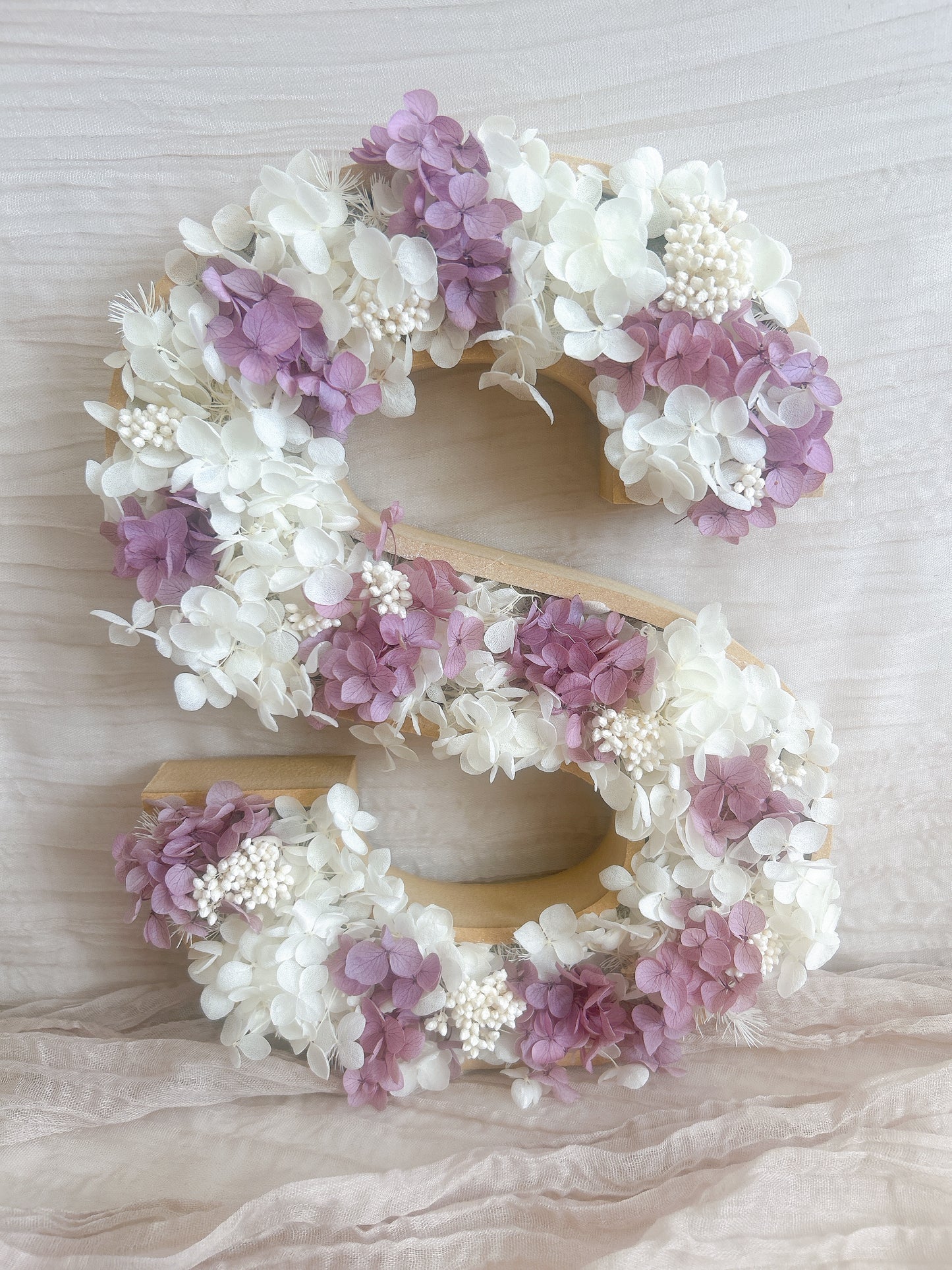 Filled Floral Letters