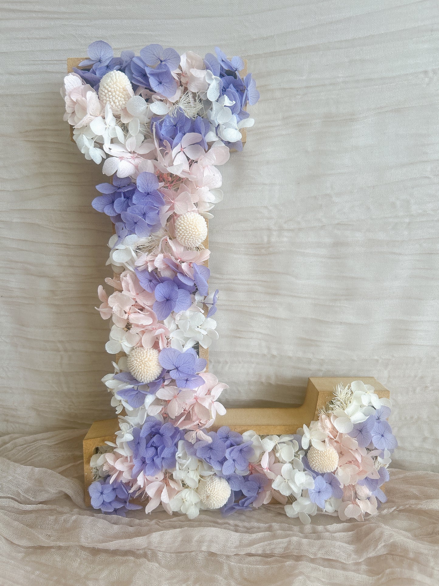 Filled Floral Letters