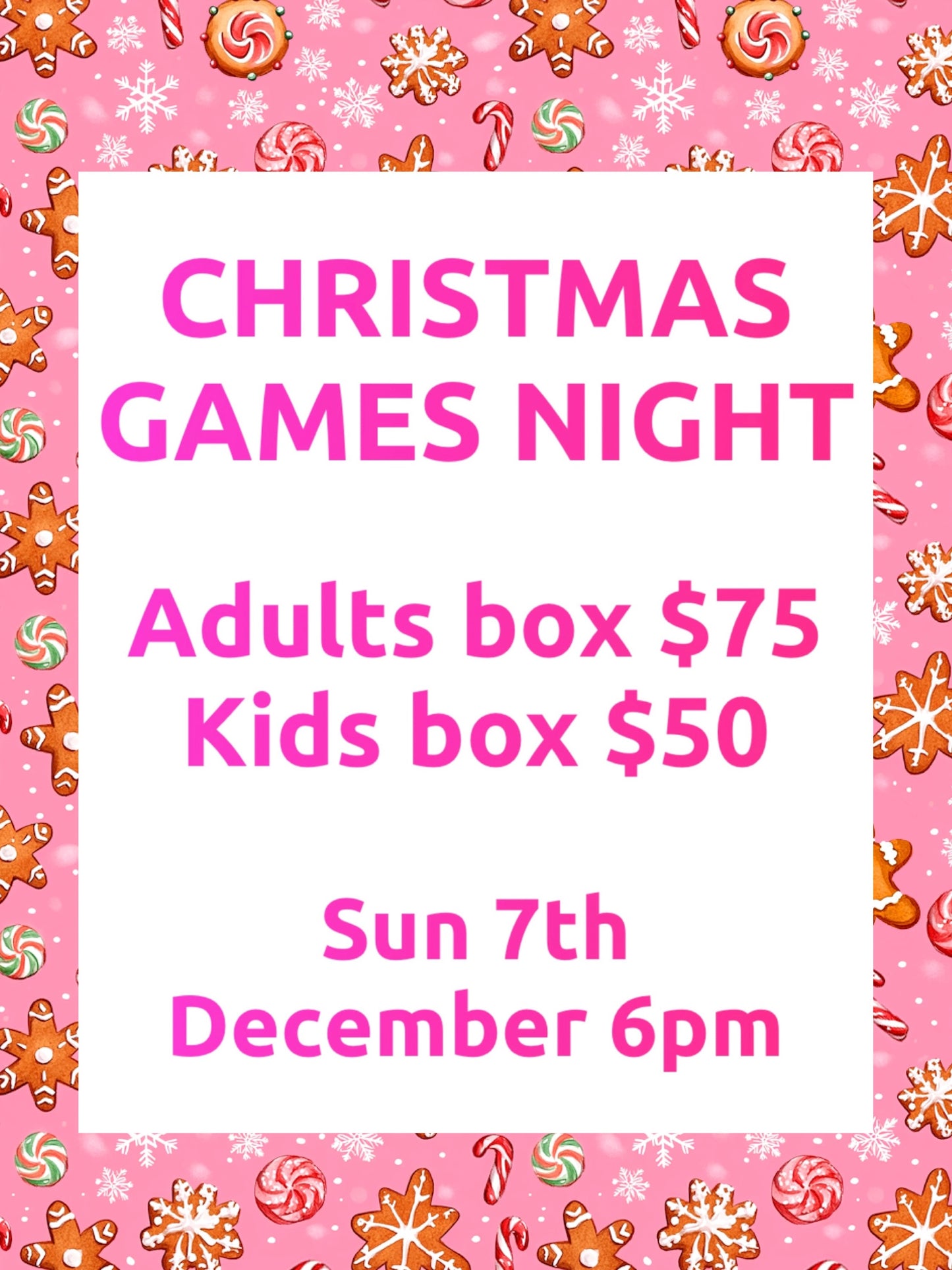 Christmas Games Night